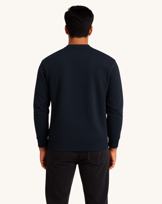 Navy Blue Sweatshirt For Men