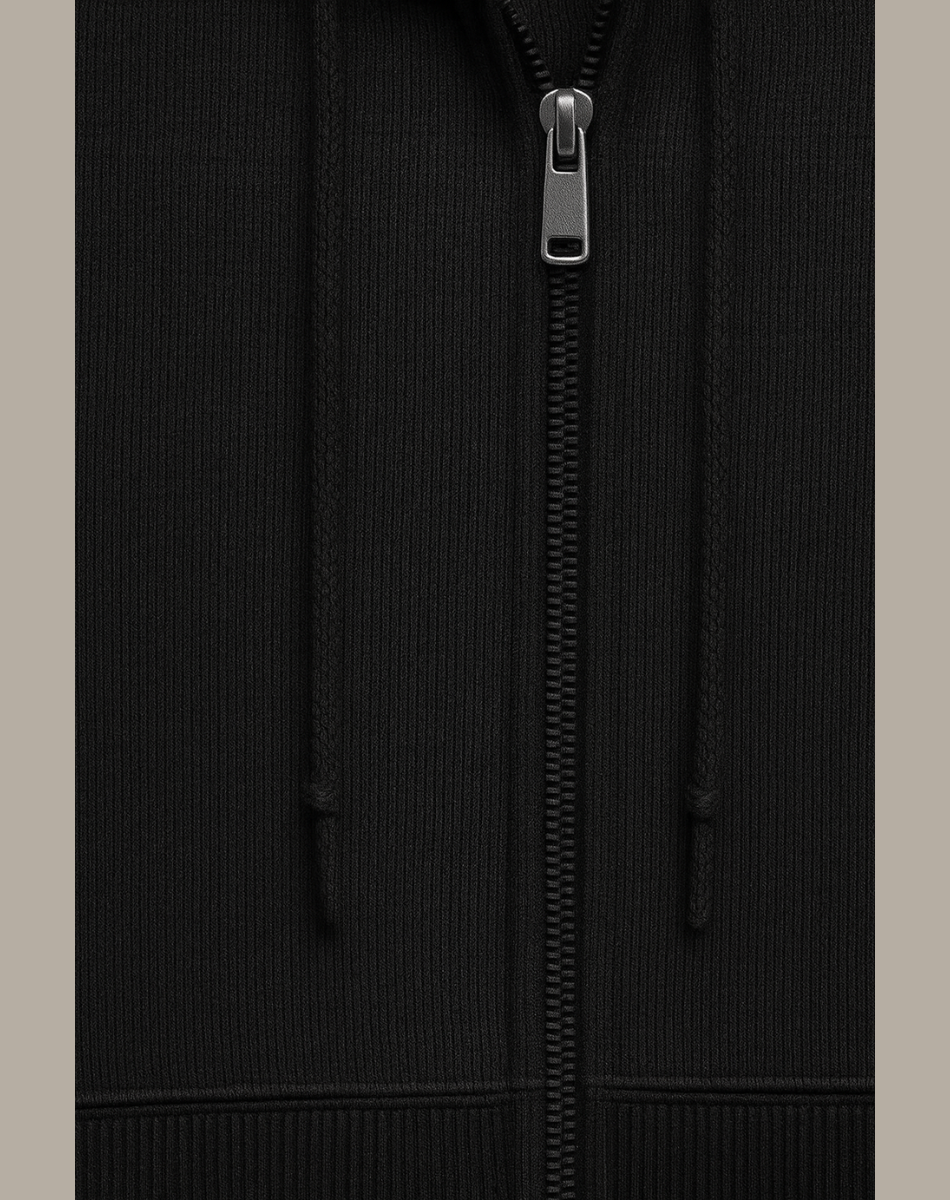 Black Zip Hoodie for Ultimate Comfort and Style