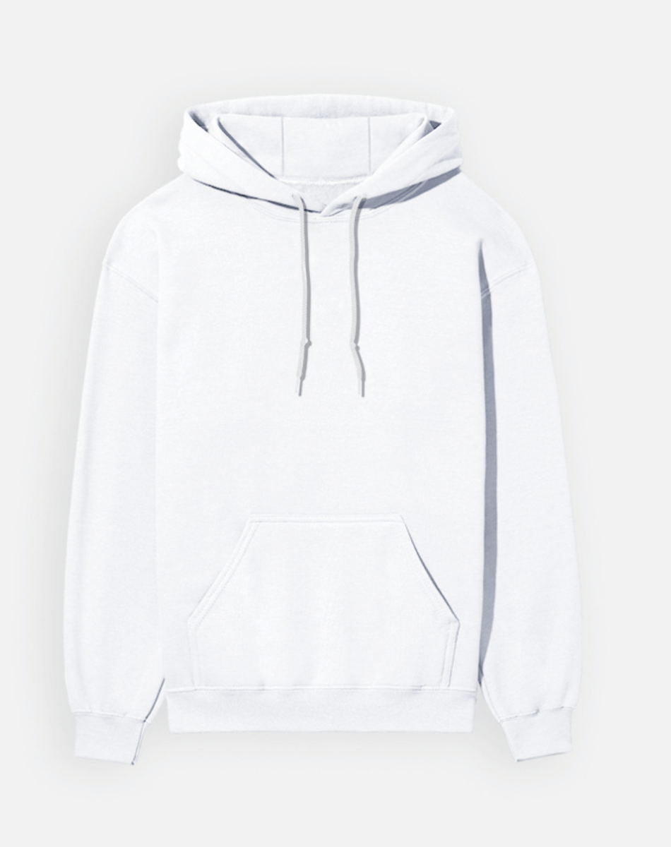 Classic White Hoodie | Regular Fit | 300 GSM
