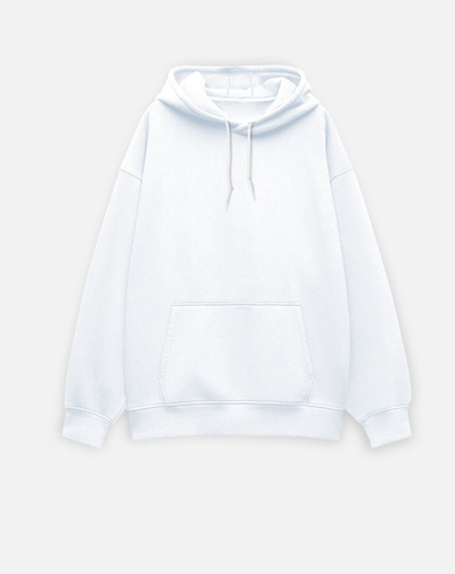 Classic White Oversized Hoodie | 400 GSM