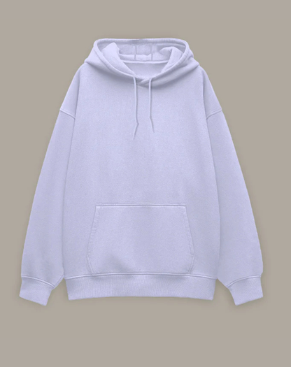 Classic Lavender Oversized Hoodie | Warm Thick Fleece