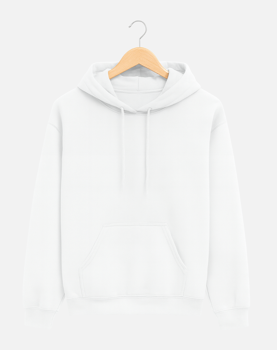 Classic White Hoodie | Regular Fit | 300 GSM