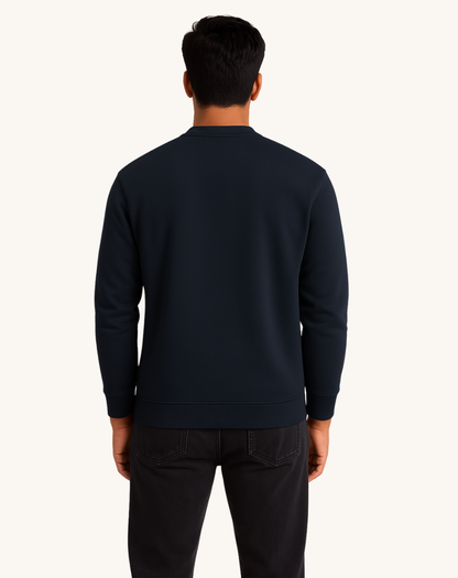 Navy Blue Sweatshirt For Men