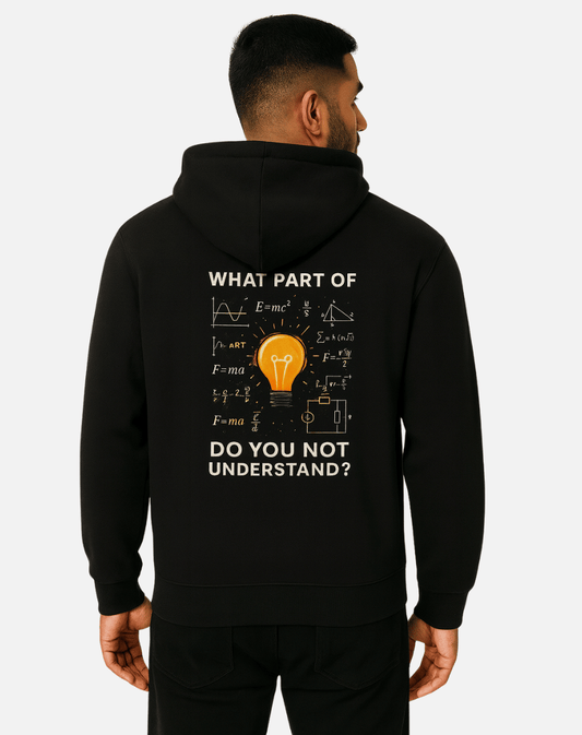 Graphic Back Print Hoodie | Regular Fit | 300 GSM Fleece