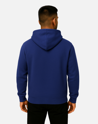 Regular Fit Solid Hoodie | 300 GSM | Royal Blue