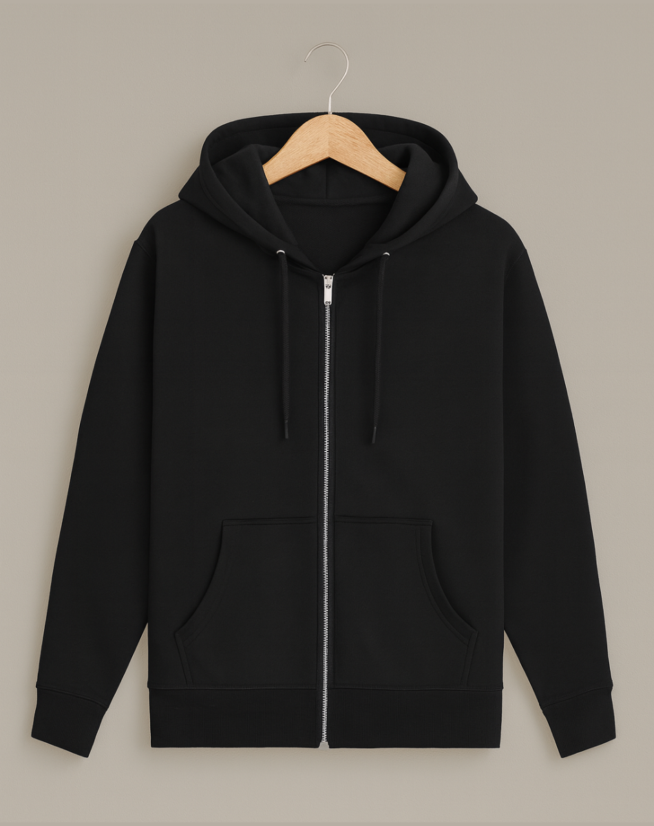 Black Zip Hoodie for Ultimate Comfort and Style