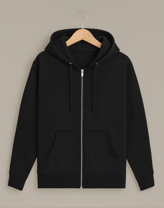 Black Zip Hoodie for Ultimate Comfort and Style