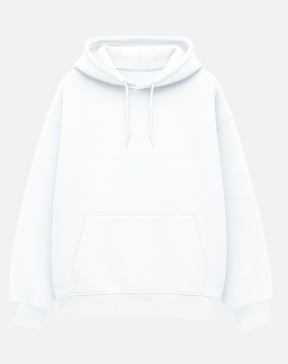 Classic White Oversized Hoodie | 400 GSM