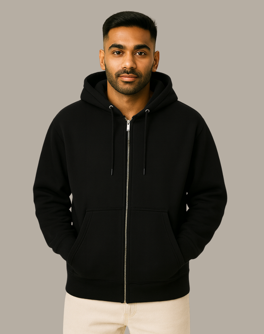 Black Zip Hoodie for Ultimate Comfort and Style