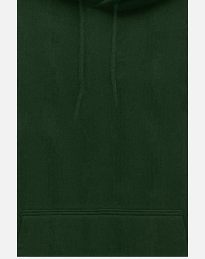 Oversized Hoodie | Premium Solid Color | Bottle Green