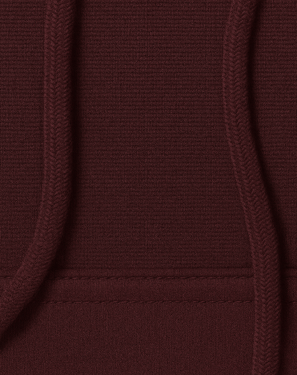 Regular Fit Solid Cotton Hoodie | Warm Winter Wear | Maroon