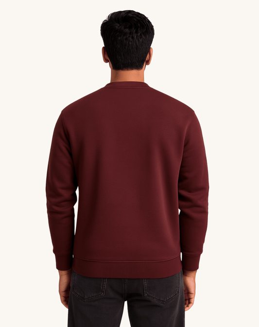 Maroon Sweatshirt For Men