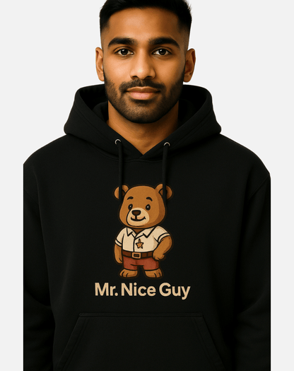Printed Hoodie | Oversized Fit | 400 GSM Fleece | Mr. Nice Guy