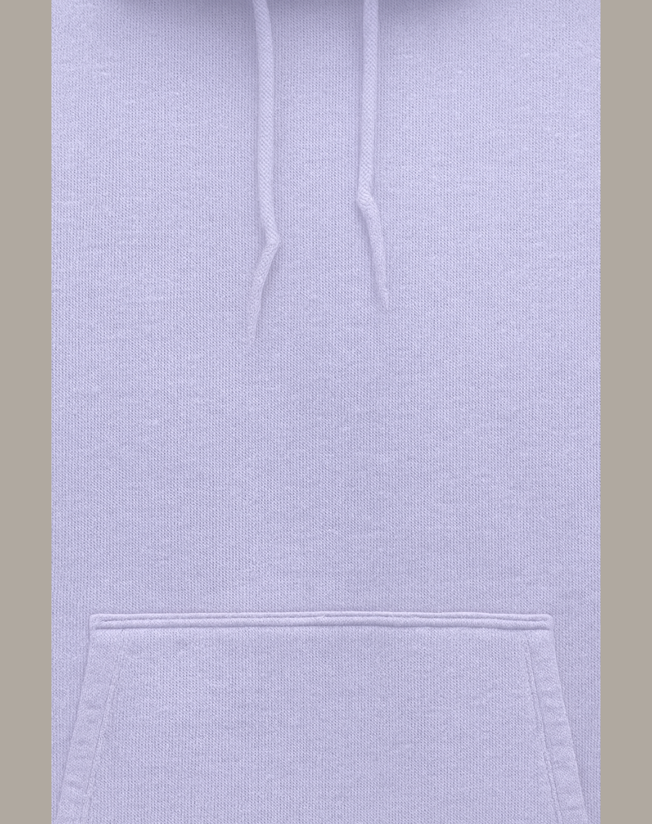 Classic Lavender Oversized Hoodie | Warm Thick Fleece