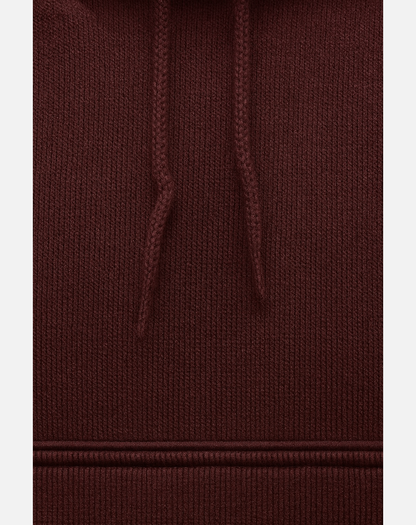 Oversized Solid Hoodie | Winter Essential | Maroon