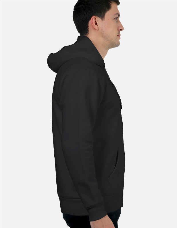 Classic Oversized Hoodie | 400 GSM Heavy Fleece | Black