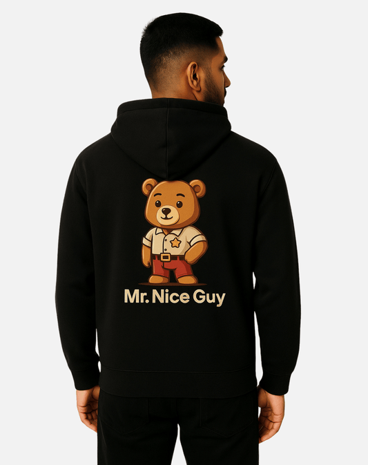 Graphic Back Print Hoodie | 300 GSM | Mr. Nice Guy