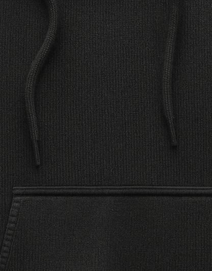 Classic Oversized Hoodie | 400 GSM Heavy Fleece | Black